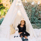 Kinder Tipi Zelt mit Quasten