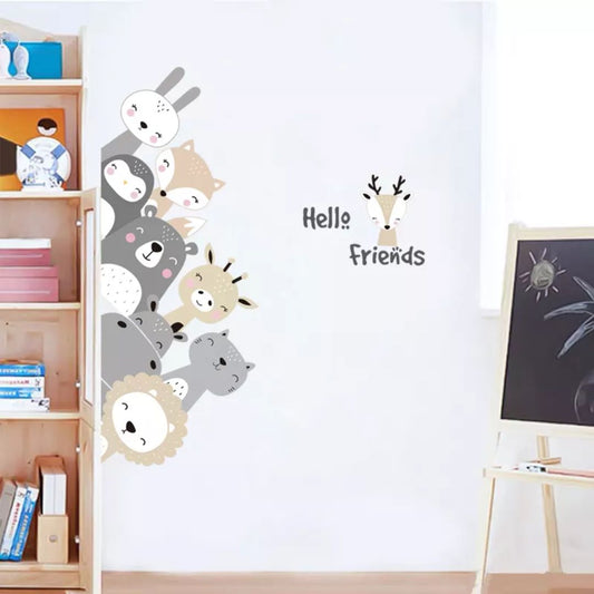 Wandtattoo Kinderzimmer "Freunde"